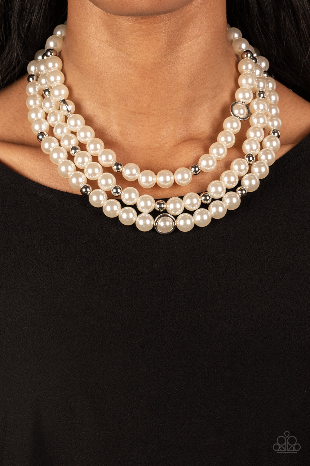 Needs No Introduction - White Necklace - Paparazzi Accessories