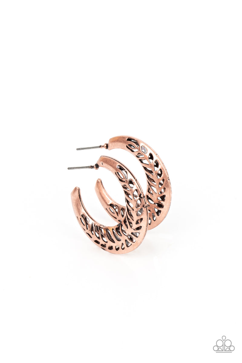 five-dollar-jewelry-wanderlust-wilderness-copper-earrings-paparazzi-accessories