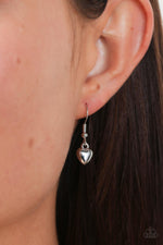 Lovestruck Shimmer - Silver Necklace - Paparazzi Accessories