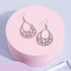 Regal Recreation - White Earrings - Paparazzi Accessories