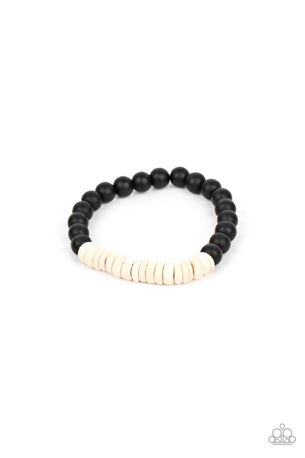 five-dollar-jewelry-recreational-remedy-white-bracelet-paparazzi-accessories