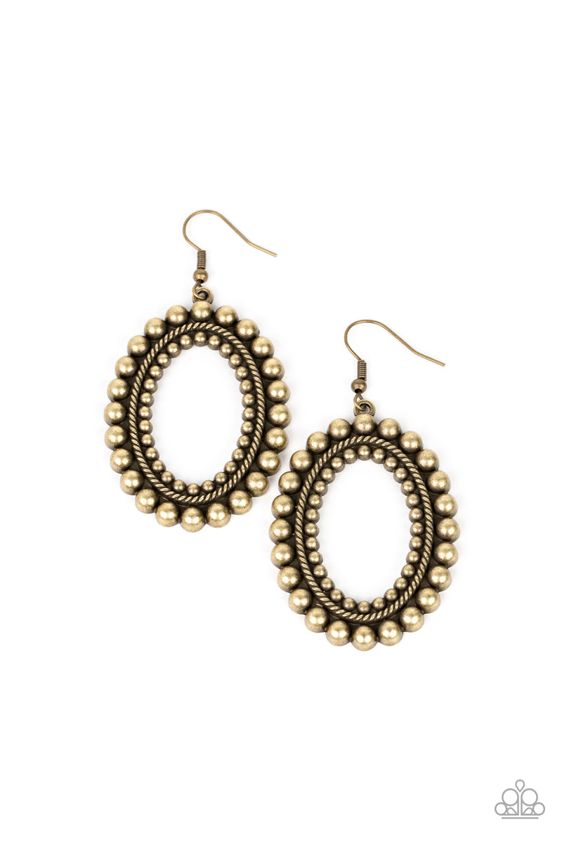 five-dollar-jewelry-homestead-hideaway-brass-earrings-paparazzi-accessories