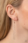 Monarch Meadow - Rose Gold Necklace - Paparazzi Accessories