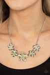 Garden Daydream - Yellow Necklace - Paparazzi Accessories