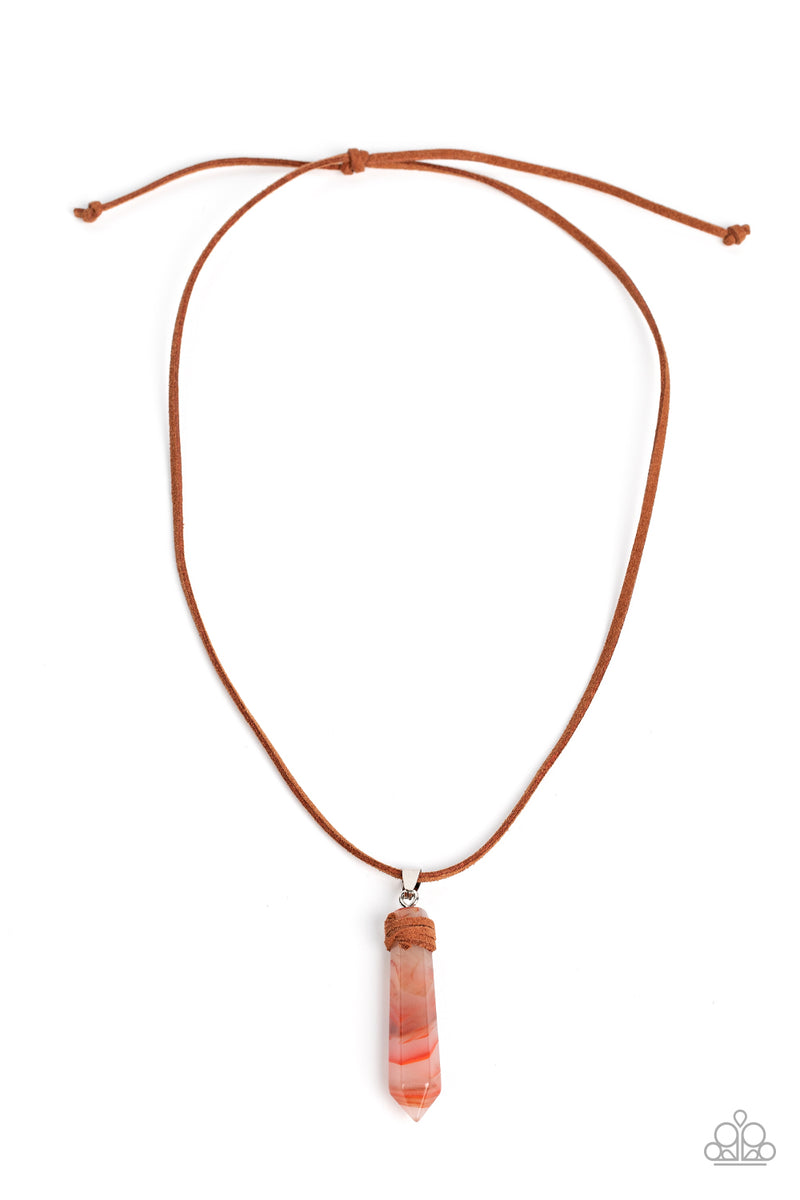 five-dollar-jewelry-holistic-harmony-orange-necklace-paparazzi-accessories