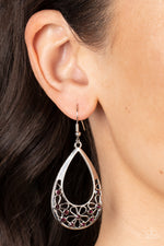 Terrace Trinket - Purple Earrings - Paparazzi Accessories