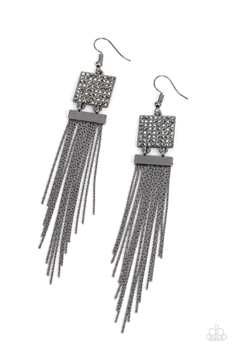 five-dollar-jewelry-dramatically-deco-black-earrings-paparazzi-accessories