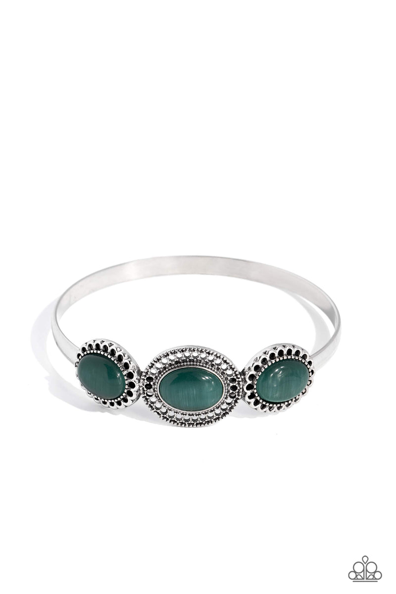 five-dollar-jewelry-a-daydream-come-true-green-bracelet-paparazzi-accessories
