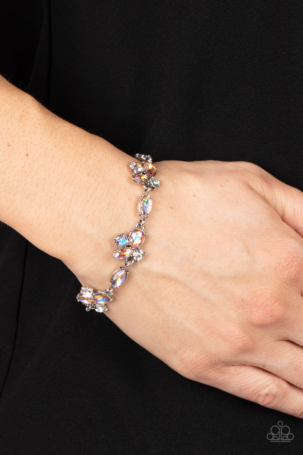 Colorful Captivation - Orange Bracelet - Paparazzi Accessories