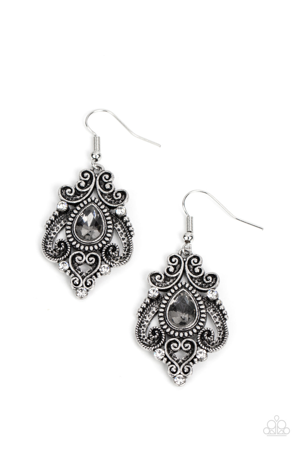 five-dollar-jewelry-palace-perfection-silver-earrings-paparazzi-accessories