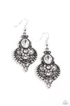 five-dollar-jewelry-castle-chateau-white-earrings-paparazzi-accessories
