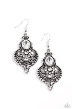 five-dollar-jewelry-castle-chateau-white-earrings-paparazzi-accessories