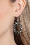 Floral Halos - White Earrings - Paparazzi Accessories