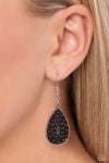 Rural Replica - Black Earrings - Paparazzi Accessories