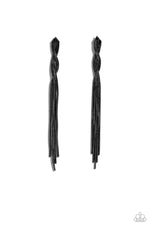 five-dollar-jewelry-ropin-rodeo-queen-black-post earrings-paparazzi-accessories