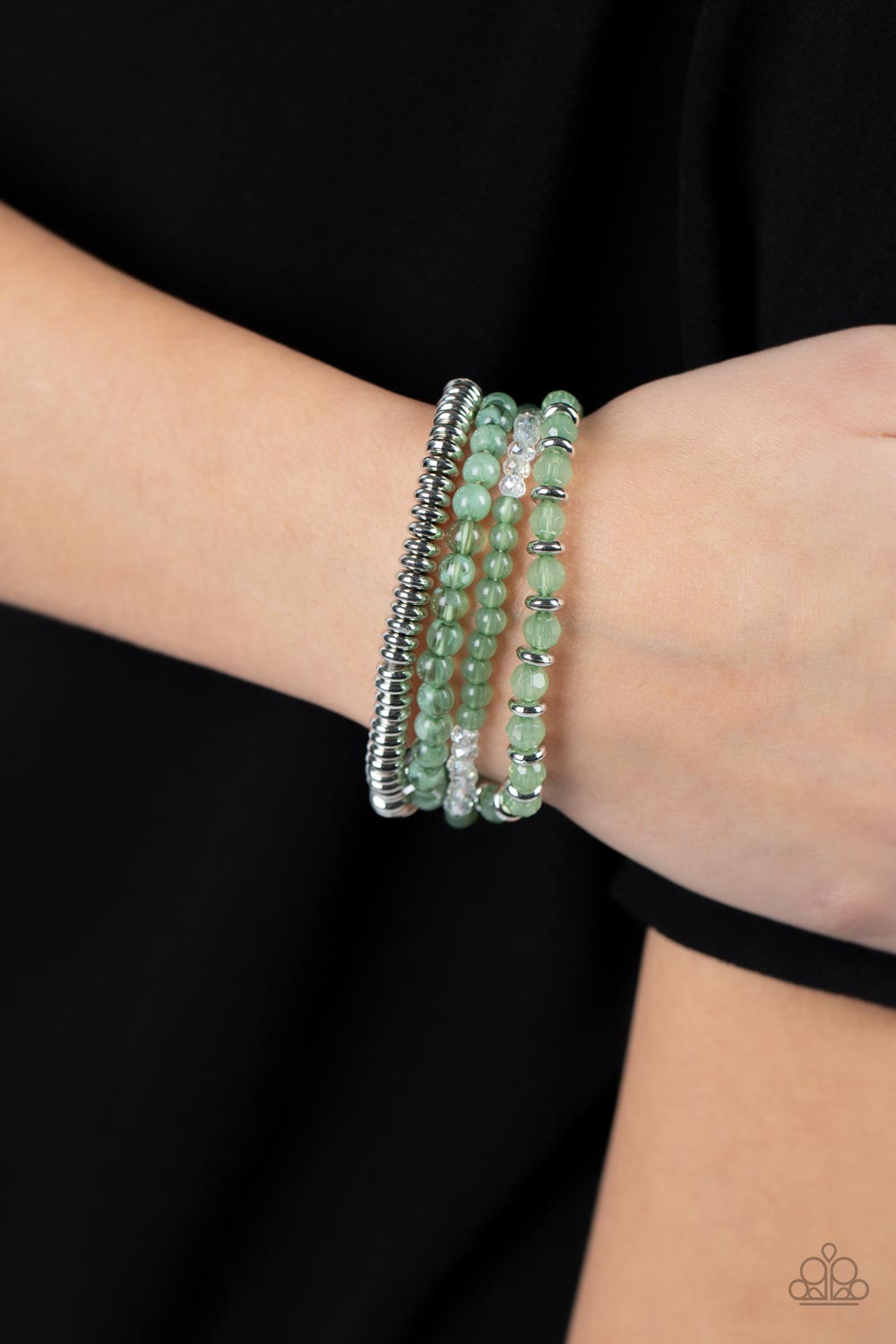 Destination Dreamscape - Green Bracelet - Paparazzi Accessories