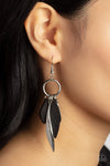 Primal Palette - Black Earrings - Paparazzi Accessories