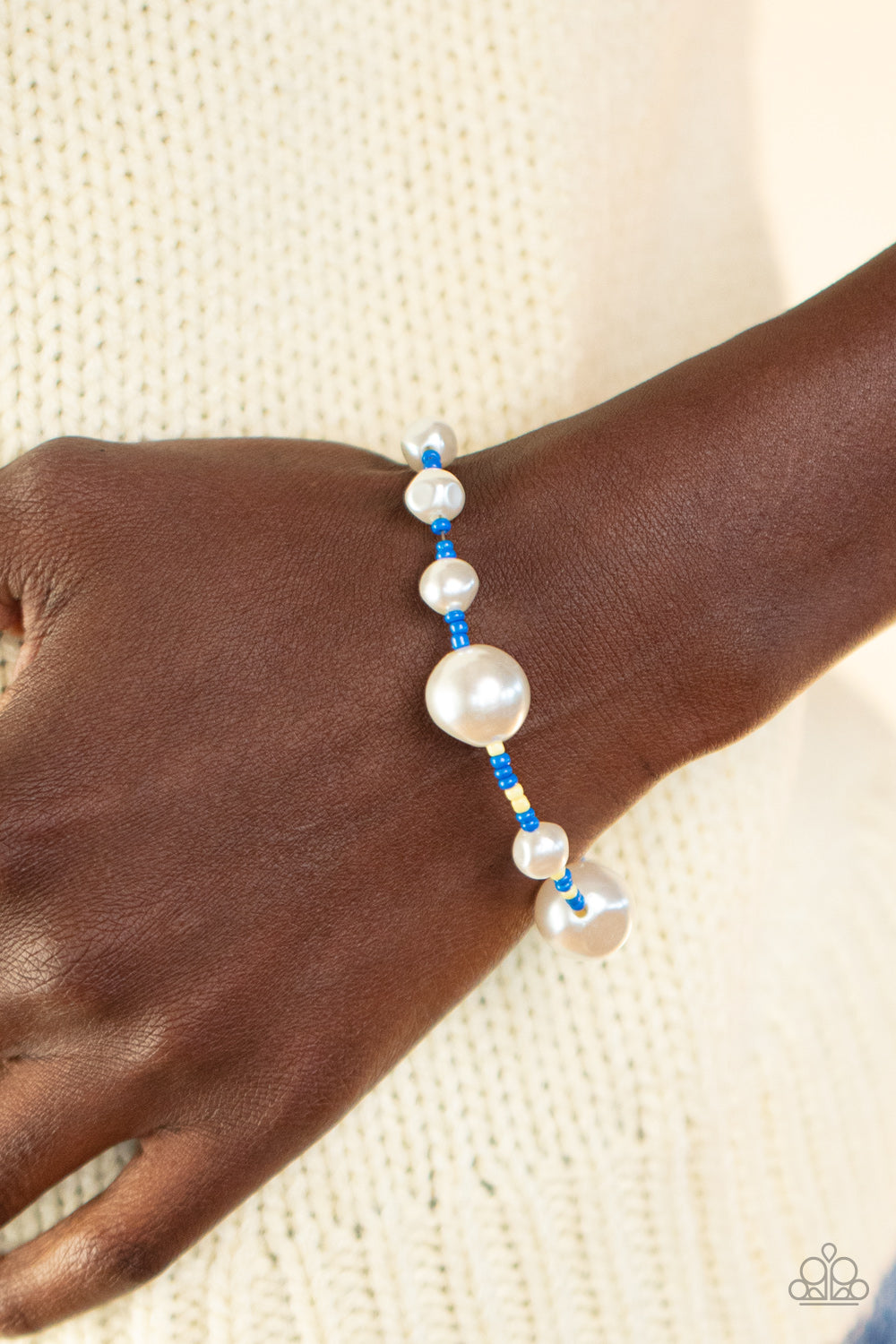 Contemporary Coastline - Blue Bracelet - Paparazzi Accessories