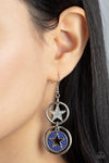 Liberty and SPARKLE for All - Blue Earrings - Paparazzi Accessories