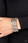 Spring Greetings - White Bracelet - Paparazzi Accessories
