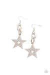 five-dollar-jewelry-cosmic-celebrity-white-earrings-paparazzi-accessories