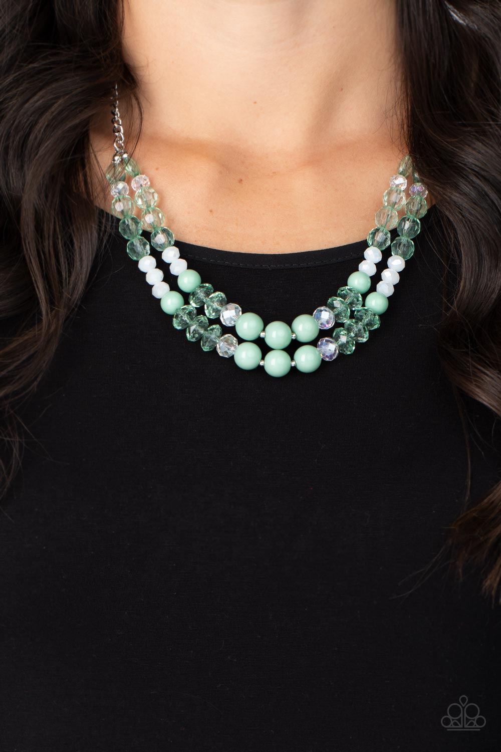 Vera-CRUZIN - Green Necklace - Paparazzi Accessories