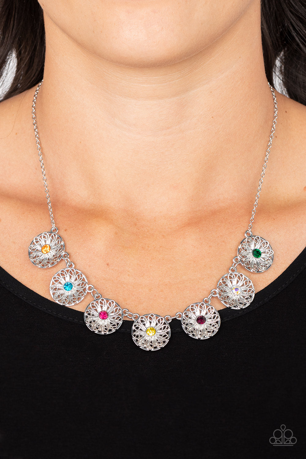 Garden Greetings - Multi Necklace - Paparazzi Accessories