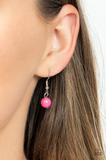 Badlands Butterfly - Pink Necklace - Paparazzi Accessories