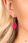 Barefoot Beaches - Pink Necklace - Paparazzi Accessories