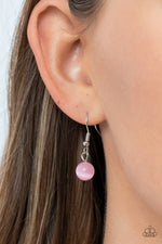 Elliptical Enchantment - Pink Necklace - Paparazzi Accessories