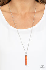 Rural Regeneration - Orange Necklace - Paparazzi Accessories