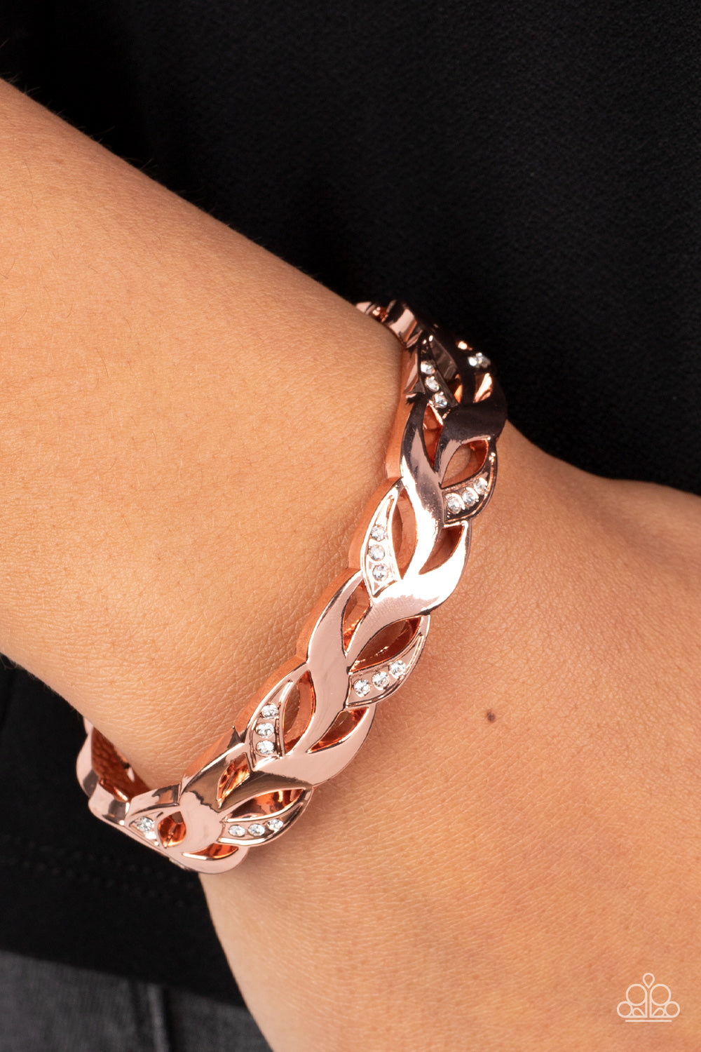 Editor-in-LEAF - Copper Bracelet - Paparazzi Accessories