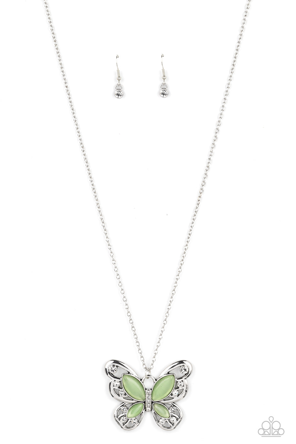 five-dollar-jewelry-wings-of-whimsy-green-necklace-paparazzi-accessories