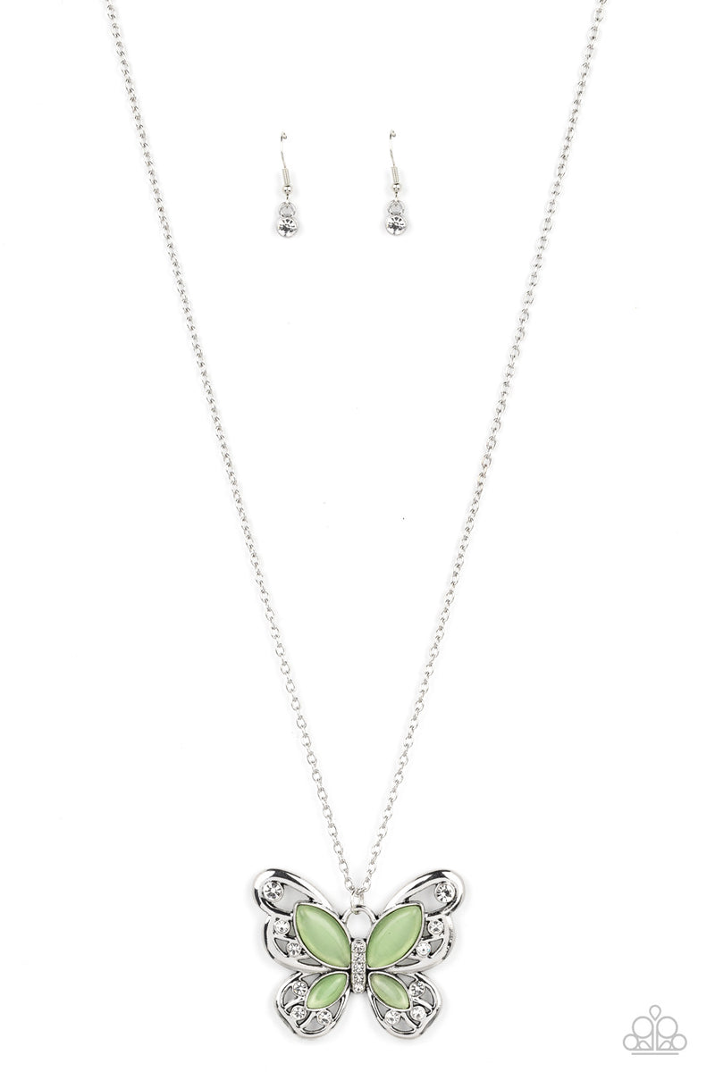 five-dollar-jewelry-wings-of-whimsy-green-necklace-paparazzi-accessories