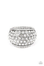 five-dollar-jewelry-running-off-sparkle-white-ring-paparazzi-accessories
