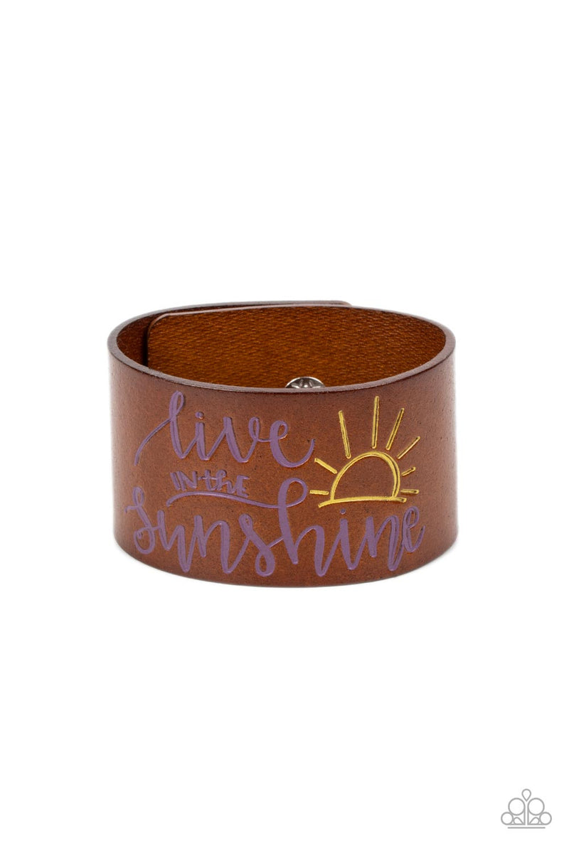 five-dollar-jewelry-sunshine-season-purple-bracelet-paparazzi-accessories