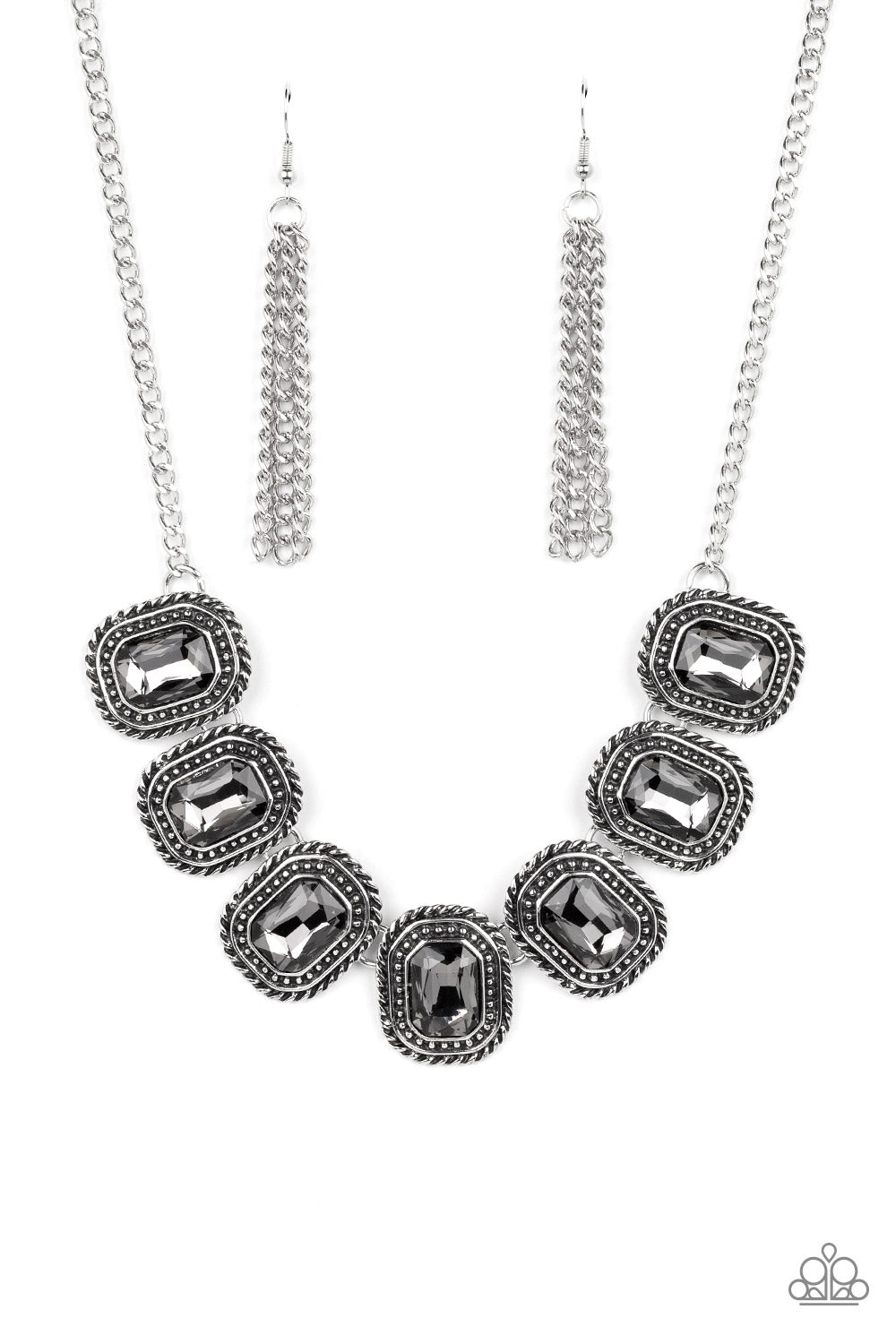 five-dollar-jewelry-iced-iron-silver-necklace-paparazzi-accessories