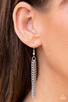 Iced Iron - Silver Necklace - Paparazzi Accessories
