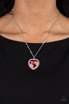 Sweethearts Stroll - Red Necklace - Paparazzi Accessories