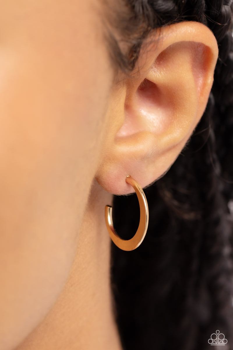 Royal Runway - Gold Earrings - Paparazzi Accessories