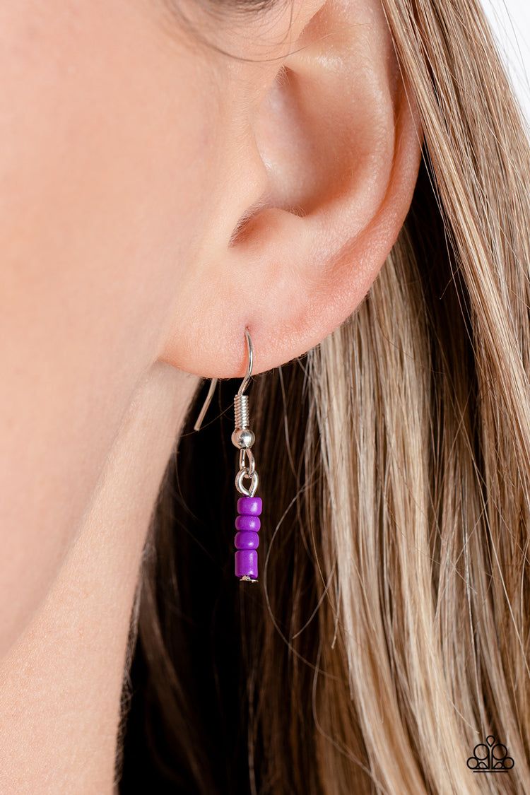 Bewitching Beading - Purple Necklace - Paparazzi Accessories