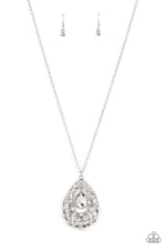 five-dollar-jewelry-glitz-and-glow-white-necklace-paparazzi-accessories