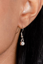 Glitz and GLOW - White Necklace - Paparazzi Accessories