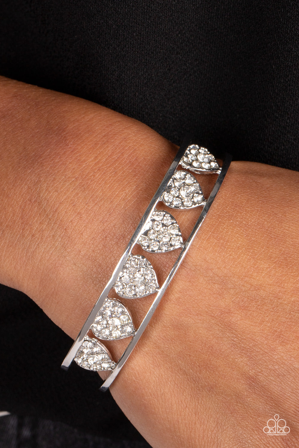 Decadent Devotion - White Bracelet - Paparazzi Accessories