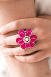 Budding Bliss - Pink Ring - Paparazzi Accessories
