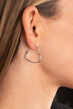 Burnished Beau - Silver Earrings - Paparazzi Accessories
