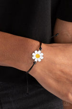 DAISY Little Thing - Black Bracelet - Paparazzi Accessories