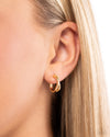 Horoscopic Helixes - Gold Earrings - Paparazzi Accessories