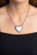 Authentic Admirer - White Necklace - Paparazzi Accessories