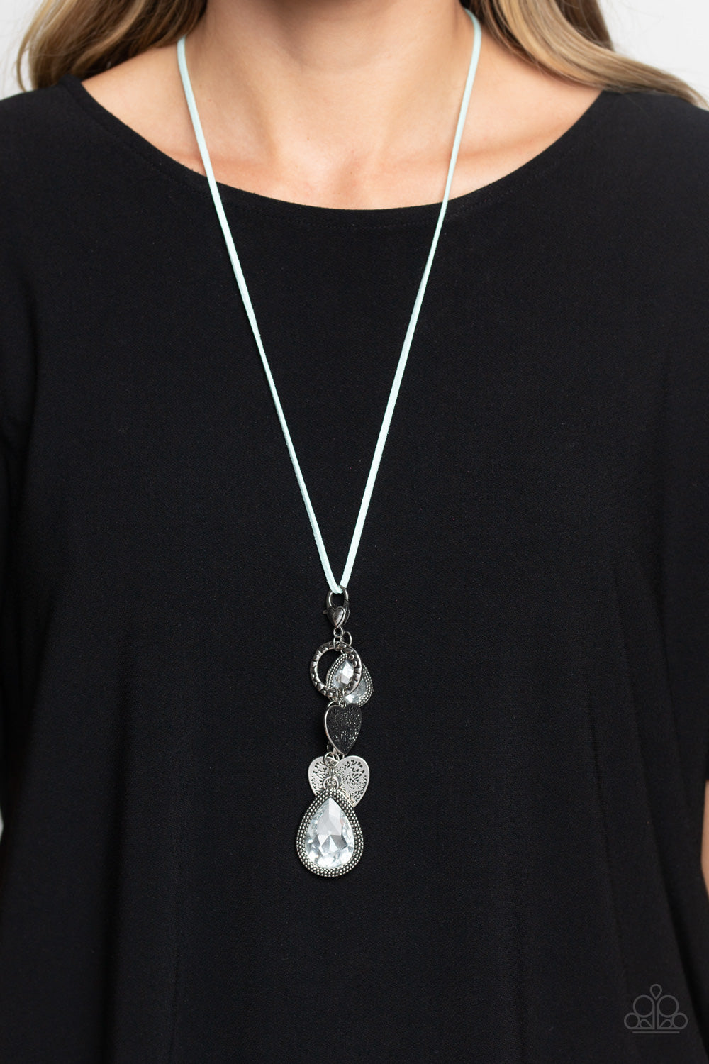 Casanova Clique - Blue Necklace - Paparazzi Accessories